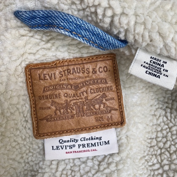 Levi’s Premium Sherpa Trucker Jacket - Picture 7 of 8